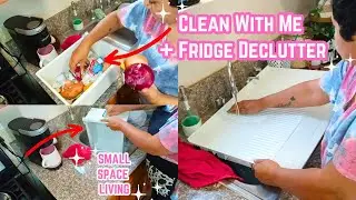 FRIDGE CLEAN WITH ME | CLEANING MOTIVATION