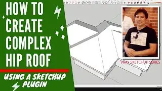 Sketchup Tutorial: How To Easily Create Hip Roof Using A Sketchup Plugin