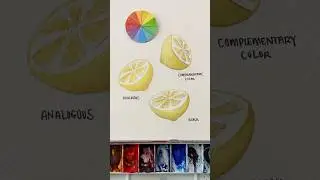 Shadow colors in watercolor #watercolortutorial #watercolor #arttutorial