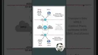 SD-WAN Service Side transport #shorts #cisco #sdwan #viptela #network