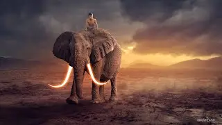 Photoshop Manipulation Tutorial Glow Elephant