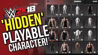 WWE 2K18 - HIDDEN PLAYABLE CHARACTER IN 