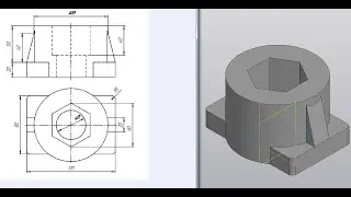 Видеоурок 029. Создание 3D модели в КОМПАСЕ-3D V18.1.