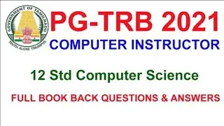 12TH STD COMPUTER SCIENCE FULL BOOK BACK 1 MARK | VIBRANT ONLINE ACADEMY