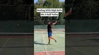 6 Ways To Handle High Balls in Tennis 🎾 #shorts