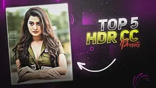 TOP 5 4k SMOOTH HDR CC PRESETS 🔥 ALIGHT MOTION 4K CC XML 😱 TOP 5 CC PRESETS PACK