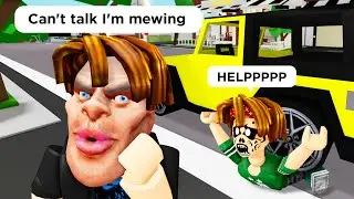 LOOKSMAXXING 🧔🏻➡️🗿  (ROBLOX Brookhaven 🏡RP - FUNNY MOMENTS)