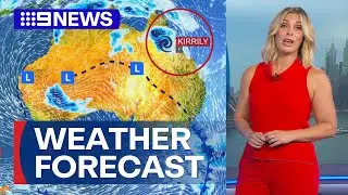 Australia Weather Update: Cyclone Kirrily upgraded to category 3 system | 9 News Australia