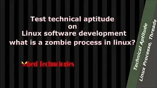 A technical question on what is a zombie process in linux?