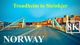 Road Trip from Trondheim to Steinkjer, NORWAY