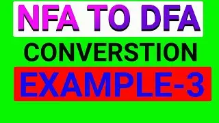 nfa to dfa conversion example-3 Non deterministic finite automata to Deterministic Finite automata