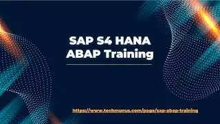 SAP S4 HANA ABAP Training- SAP S4 HANA ABAP Online Training (Course & Certification Tips)