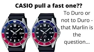 Watch review of the CASIO MDV 106 or MDV 107?? The fish lives on but not for all...!!