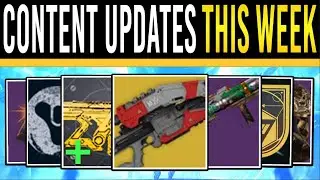 Destiny 2: NEW CONTENT THIS WEEK! Future LOOT, Free Armor, Quest Finale, Patch Info, Hunter NERFS