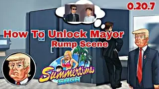 SUMMERTIME SAGA 0.20.7 | HOW TO UNLOCK MAYOR RUMP SCENE | SECRET GUIDE ABOUT MAYOR RUMP