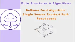 DSA37 - Bellman Ford Algorithm | Pseudocode | Shortest Path