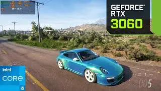 Forza Horizon 5 : RTX 3060 12GB + i5-12400F : 1080p Ultra Settings, DLSS ON/OFF