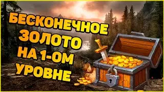 Skyrim БЕСКОНЕЧНОЕ ЗОЛОТО в начале игры на Легенде в Скайриме. Деньги на 1 уровне.