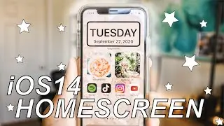 iOS14 HOME SCREEN SETUP | CUSTOMIZE YOUR IPHONE | Aesthetic Rainbow Theme