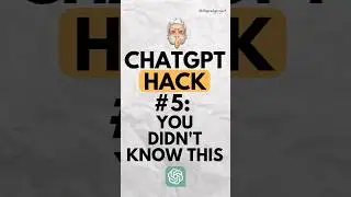 ⭐️🔥 Get HD responses with this ChatGPT Hack # 5