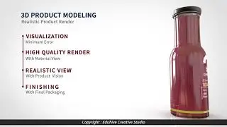 3D Product Modeling by Eduhive Creative Studio