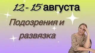 🔴 12 - 15  августа 🔴 Подозрения и развязка ….. Розанна Княжанская