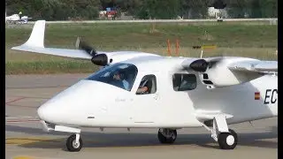 Despegue Tecnam P2006T (EC-MZV) - Aeropuerto de Sabadell