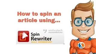 How to spin titles with spinrewriter - Tutorial Review