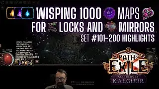 [PoE 3.25] 1000 MAPS # 101-200 - Wisped Magic Pack Currency Farm (cumulative +54 divines per hour)