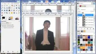GIMP Вставляем анимацию GIF на любую картинку  mp4 Low