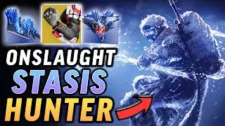 The INSANE Stasis Hunter Onslaught Build! [Destiny 2 Into The Light]