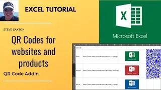 QR Codes in Microsoft Excel. QR Codes