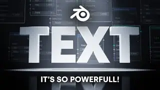 This Text Tool in Blender is Insane!