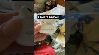 Just found my missing AirPod😅