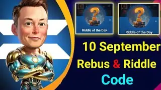 10 September daily combo card x empire || x empire rebus Of The day || Redel of the day code today