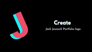 Create @Jacek Jeznach Portfolio Logo Using HTML and CSS.