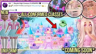 EVERYTHING NEW COMING TO CAMPUS 3 & 4!😱 *CONFIRMED* + NEW SCHOOL UNIFORM LEAKED⁉️🤫 | Royale High 🏰