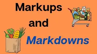 Markups and Markdowns