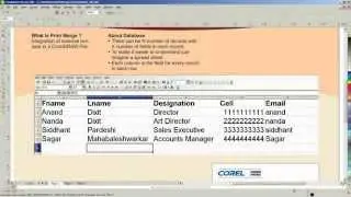 Tutorial CorelDRAW  Using Imposition and Print Merge