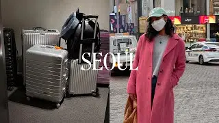 KOREA VLOG | shopping, eating street food, & makeup haul