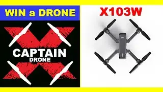 Win an MJX X103W Drone!  Captain Drone & TomTop Drone Giveaway