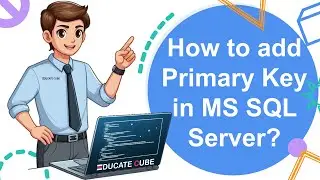 How Add Primary Key in MS SQL Server