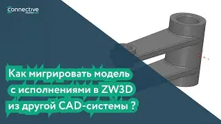 Как мигрировать модель с исполнениями в ZW3D из другой CAD-системы ?