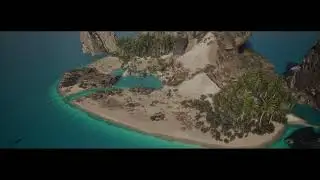 Realistic 3D The Island for game - 3D Unreal Engine