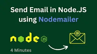 How to Send Email Using Nodemailer in Node.js | Node.js Email Tutorial