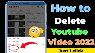 How to Delete a Video From YouTube - A Short Tutorial | Youtube video kaise delete kare  #shorts