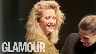 Ellie Goulding 70s flick at her beauty shoot | Glamour UK
