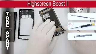 How to disassemble 📱 Highscreen Boost 2 SE, Take Apart, Tutorial