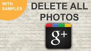 How to delete all Google Plus photos (+60 photo samples)