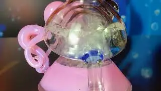 Ball Top Recycler Rig With Inside Out & I Love Lucy Butter Color Function Video